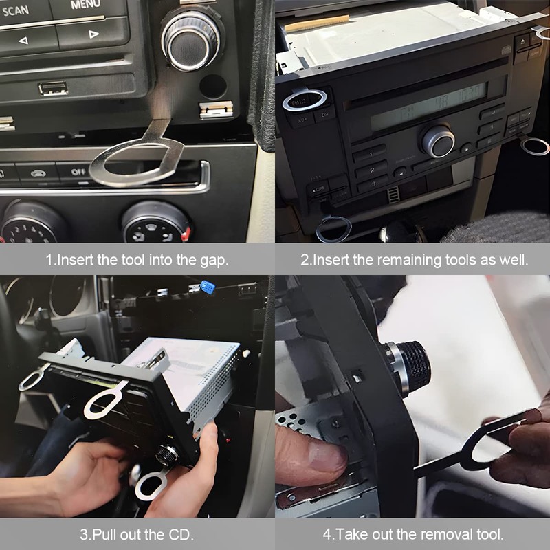 CGEAMDY Car Radio Removal Tool, Key for Removing Car Radio,