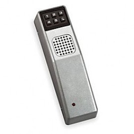 Alarm Lock PG30MS Pilfergard 95 Decibel Dual Piezo Siren Surface Mount Keypad-Controlled Door Alarm, 9V Battery, Metallic Silver Finish