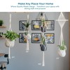 Nook Theory 4-Pack Macrame Plant Hangers with 8 Hooks -