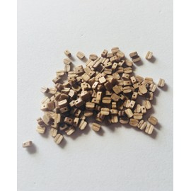 Model Expo Single Sheave Blocks Walnut 3/32" (2.5MM) MS0301BW 150/Pack from for Model Ship Building