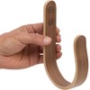 2 x Waveply Wood Curtain Holdbacks Plywood Drapery U Shaped