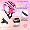 Lamsion Kids Helmet Adjustable with Sports Protective Gear Set Knee