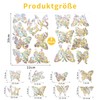 Butterfly Suncatcher Stickers, Pack of 30 Prisms Window Stickers, Rainbow