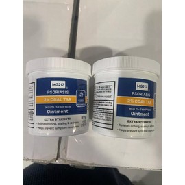 Mg217 Psoriasis Coal tar Formula Ointment 4 oz (Pack Of 2 Jars) 12277050053