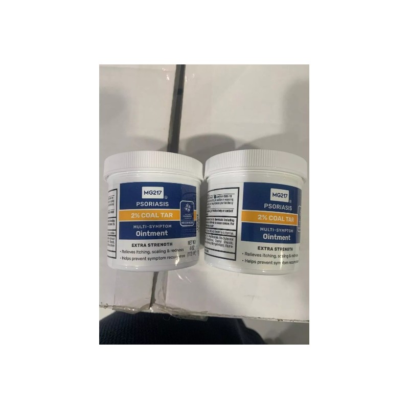 Mg217 Psoriasis Coal tar Formula Ointment 4 oz (Pack Of