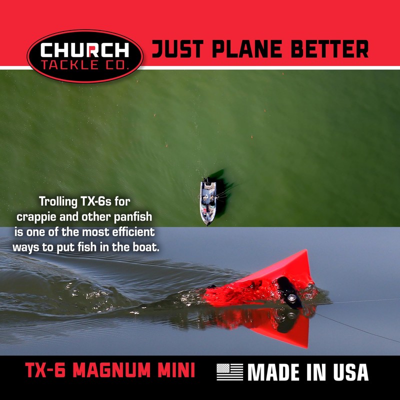 TX-6 Magnum Mini Planer Starboard by Church Tackle Co