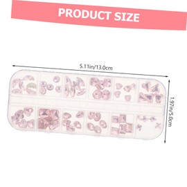 BIUDECO Manicure Decoration Rhinestones Nail Charms Nail Art Embellishment of 50