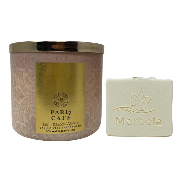 Generic Bath and Body Work Paris Cafe 3-Wick Scented Candle
