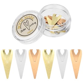 VILLCASE 12pcs Book Dart Metal Bookmarks, Small Book Line Marker Page Marker Book Marker Clip with Storage Box for Reading Teachers Students Book Lovers