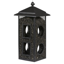 Perky-Pet B00303 Fly-Through Wild Bird Feeder, 1 Pack, Black