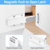 CEOTIS Push to Open Door Catches, 4Pack Magnetic Door Push