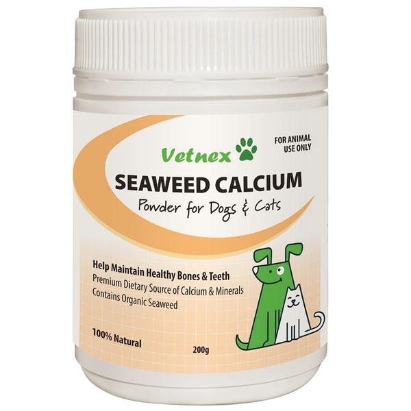 Vetnex Seaweed Calcium Powder for Dogs & Cats 200g