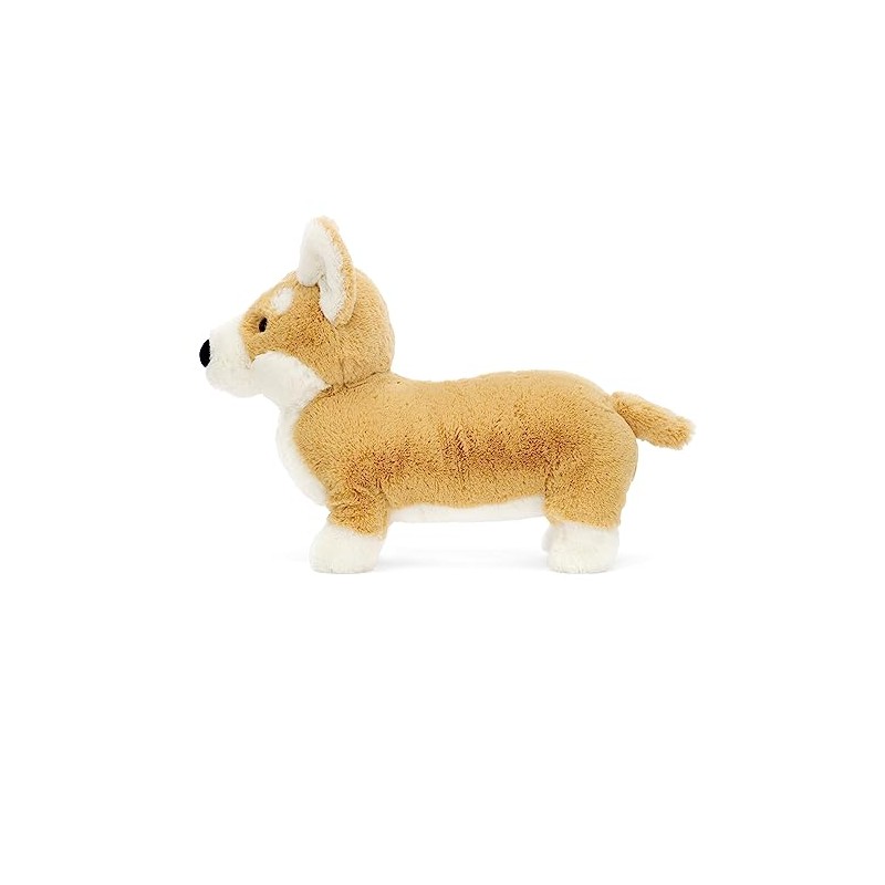 Jellycat Betty Corgi Dog Stuffed Animal, Medium 8 inches -