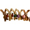 khevga Easter Decorative Figures - Set of 8 Small Wooden