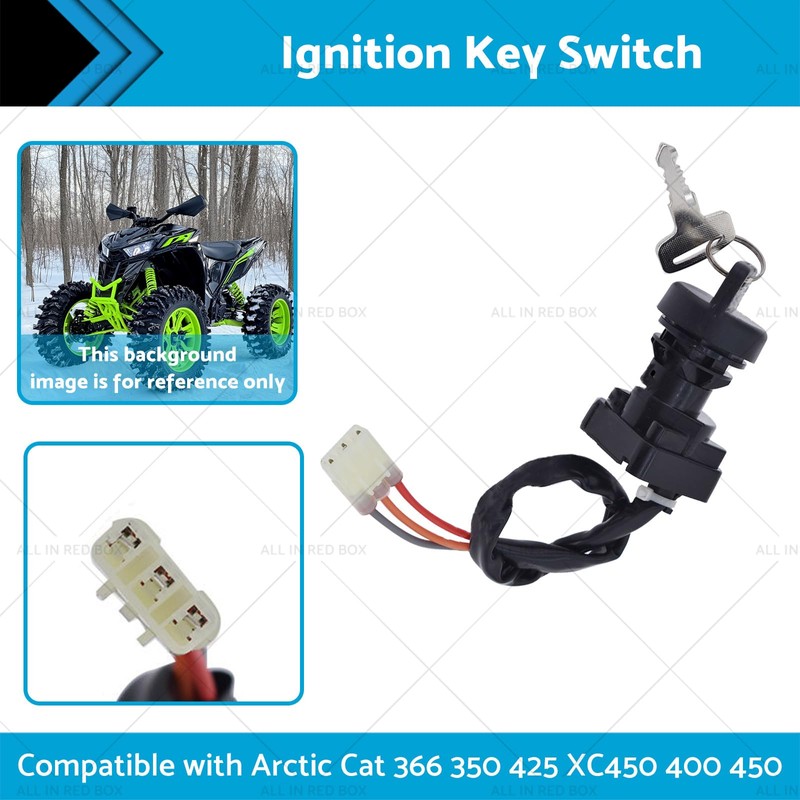 MAX COOL Ignition Key Switch Suitable for Arctic Cat 366