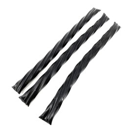 Tortigloni Chewy Black Licorice Long Stick Cut w/ 3x Licorice Extract (2 Lbs)