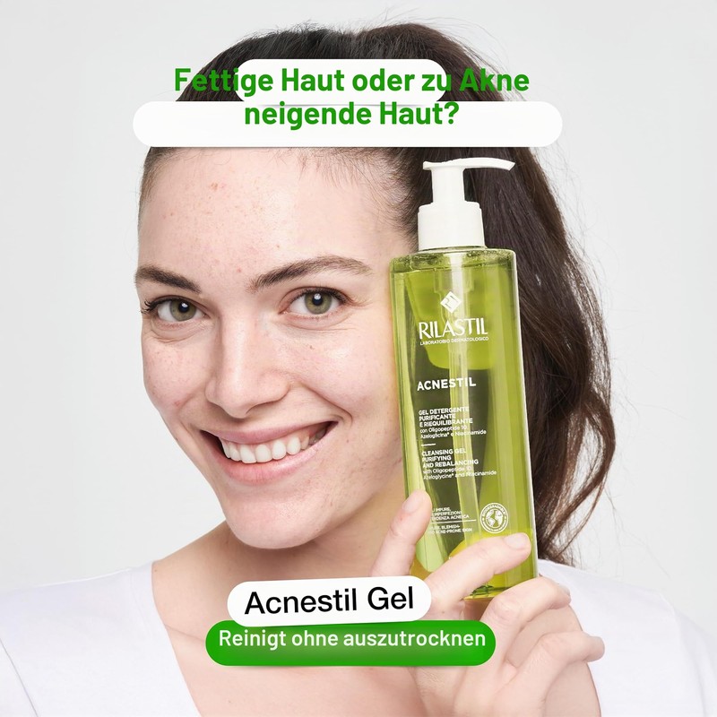 Rilastil Acnestil Cleansing Gel Clarifying and Balancing for Combination Skin,