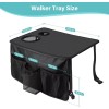 No Brand Walker Tray for Seniors Elderly Disability Folding Rolling