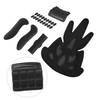 Kisangel 69 Pcs Helmet Sponge Pads Anti-Collision Kit Helmet Padding