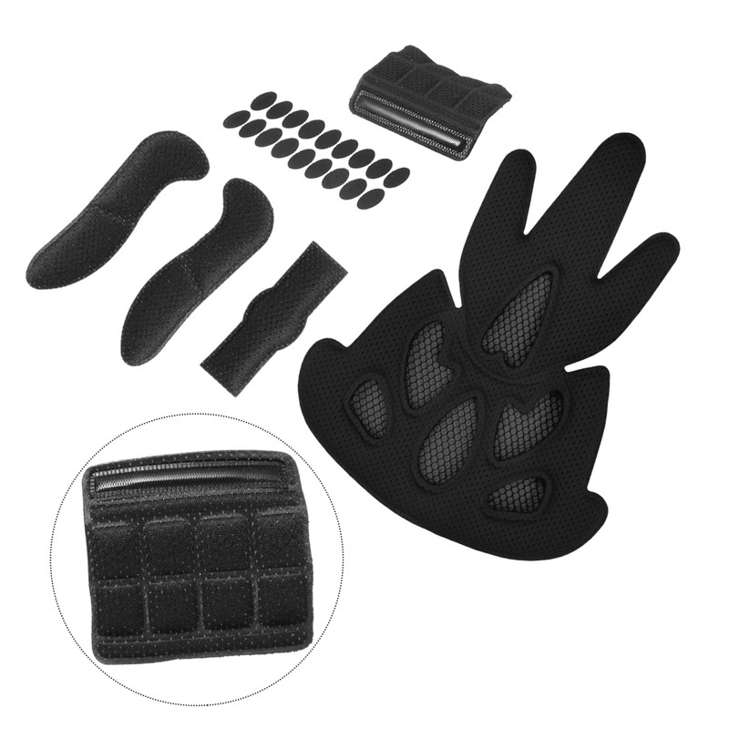 Kisangel 69 Pcs Helmet Sponge Pads Anti-Collision Kit Helmet Padding