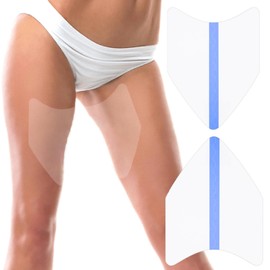 WOLAIYE Thigh Inner Anti Chafing Sticker,Thighs Prevention Anti Friction Pad,Invisible Thigh Tapes Chafe,Transparent Protection Skin Patches-10PCS