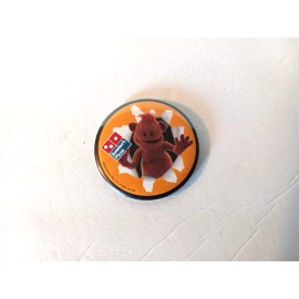 Domino's Pizza Bad Andy 3 Inch Round Pin Never Used