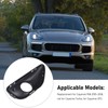 Fog Light Frame Black Shockproof Fog Lamp Bezel Trim Cover