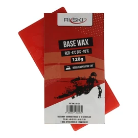 RiSki Ski Wax Base Wax Alpine Red 120 g