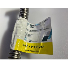 SharkBite SHARK-BITE stainless  3/4" X 1" FIP WATER SOFTENER HOSE, LEAD FREE 24"L