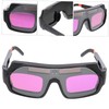 SHINEOFI 1pc Solar Automatic Dimming Welding Goggles Lightweight Protective Eye