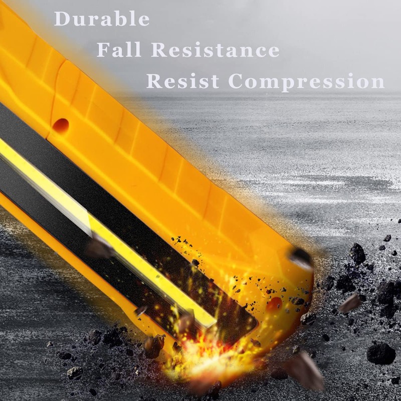 Rechargeable Work Light, Compact Rechargeable Flashlight, with 3 Modes, COB