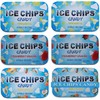 ICE CHIPS Xylitol Candy 6 Tins (Party Pack); Low Carb,