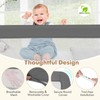 BABY JOY Bed Rails for Toddlers, 71'' Extra Long, Swing