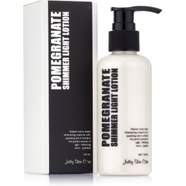 Glitter up! Secret Body Cream - Pomegranate Shimmer light Lotion - After Sun Shimmer Lotion + Vitamin B3 & Aloe Vera Gel - Body glitter lotion & Smoothing Lotion