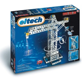 Eitech Crane and Windmill Construction Set and Educational Toy - Intro to Engineering and STEM Learning, Steel (10005-C05)