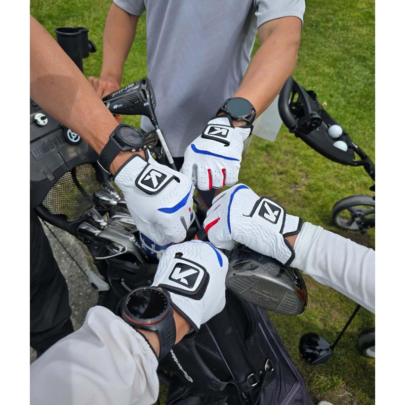 KICAS Nano Materials Golf Gloves, 2-Pack, Breathable and Washable, for