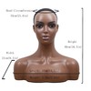 KimRuima 4pcs Realistic Wig Mannequin Head Wig Head with Shoulders