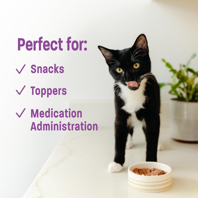 Wellness Lickable Treats Soft Puree Natural Grain Free Adult Cat
