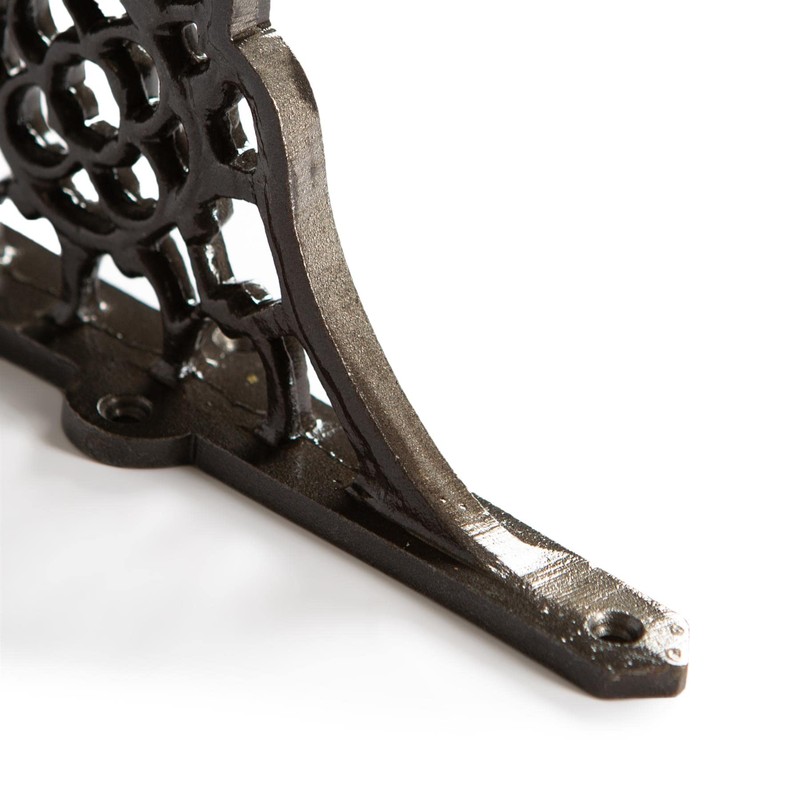 Hammer and Tongs Honeycomb Iron Shelf Bracket - D155mm -