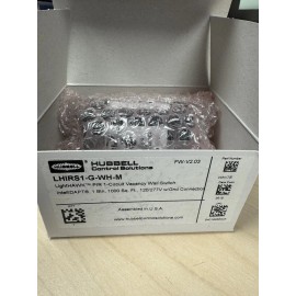 Hubbell LHIRS1-G-WH-M LIGHTHAWK PIR 1 CIRCUIT Vacancy WALL SWITCH
