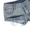 ADESUGATA Ladies Low Rise Stretch Denim Mini Shorts, l