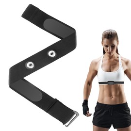 Heart Rate Monitor Chest Strap Heart Rate Monitor Chest Replacement Strap Adjustable Sport HRM Soft Belt Replacement Chest Strap for Garmin Polar H10 Wahoo CooSpo
