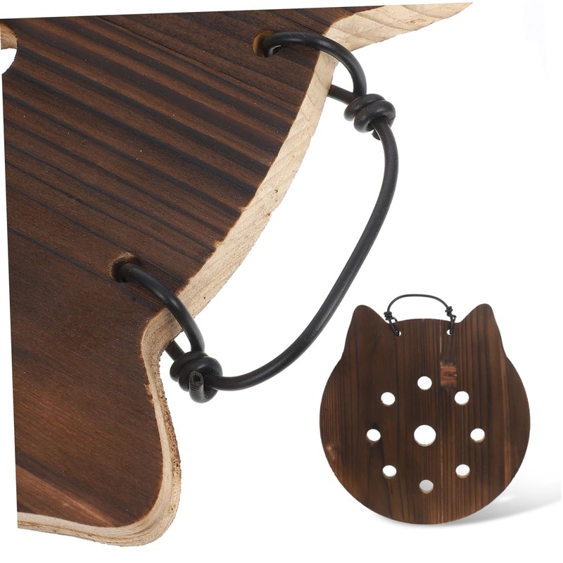 CIYODO 1Pc Hanging Plants Board Durable Wooden Wall Planter for