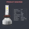 SHENKENUO 2x 9005 LED Headlight Bulb High Beam 6000K White