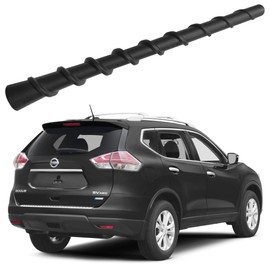 Rubber Antenna for Nissan Rogue (2009-2017), Nissan Rogue Sport (2017-2019), Nissan Rogue Select (2014-2015), Nissan Rogue Antenna, 7 Inch Spiral Flexible Antenna Replacement Mast