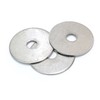 3/8" x 1-1/2" OD Stainless Fender Washer, (100 Pack) -