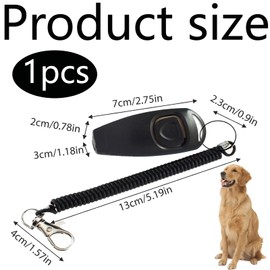 Dog Whistle Rütter Callback, 2-in-1 Clicker Dog, Dog Whistle High Frequency Silent, Clicker Dog, Dog Whistle Bracelet, Whistle Clicker Set, Dog Whistle Callback, for Cat Dog Training