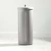iDesign Freestanding Bathroom Toilet Paper Storage Holder with Lid for