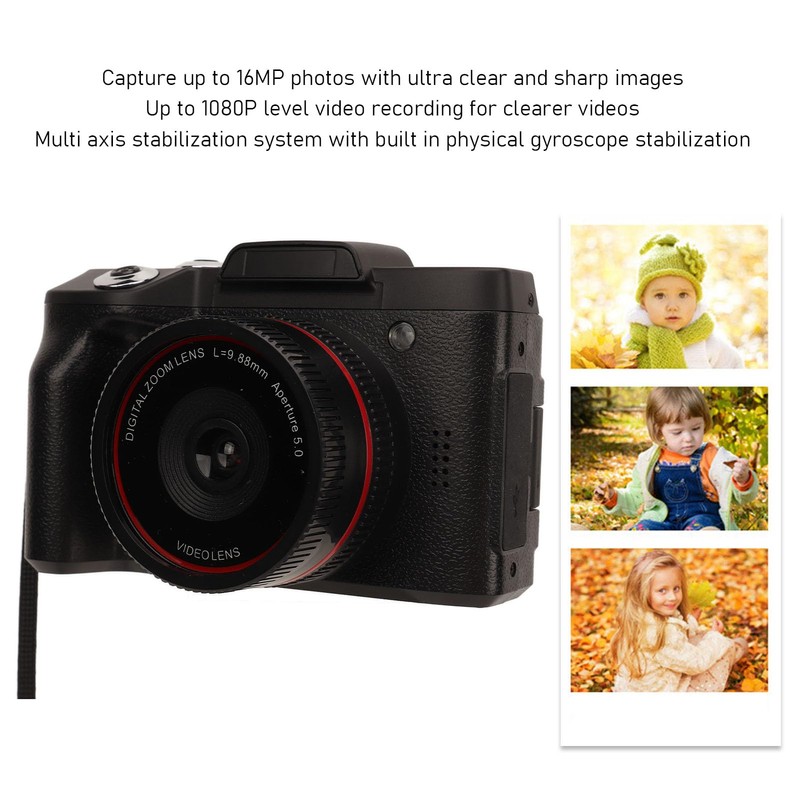 Digital Camera, FHD 16MP 1080P Digital Point and Shoot Camera