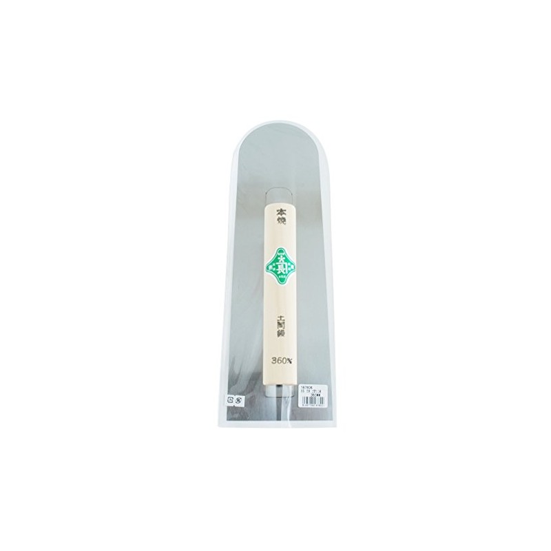 Green Long Honyaki Doma Finishing Trowel, 14.2 inches (360
